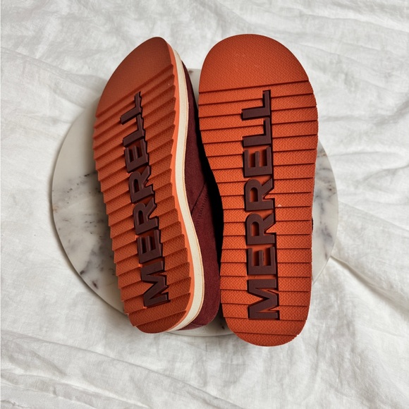 Merrell Juno Suede Clogs Size 10 In Merlot Casual Classic Comfort - Picture 8 of 10